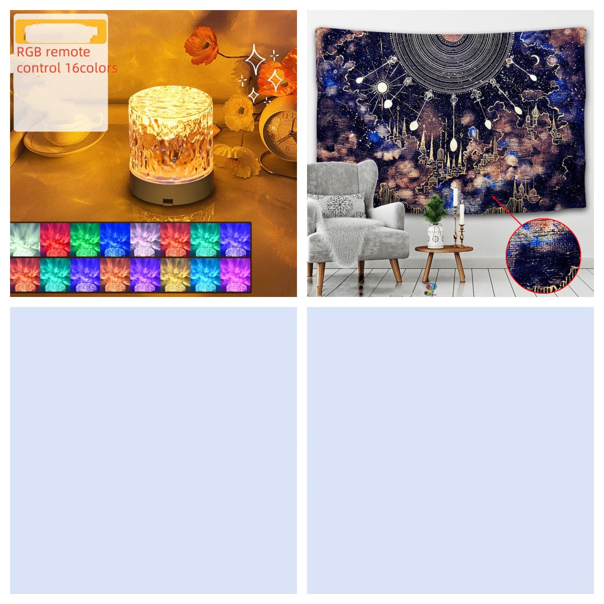 Crystal Water Ripple Projector Night Lamp