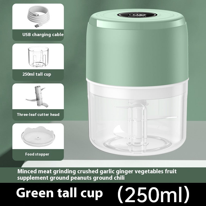 Mini Wireless Electric Garlic Press & Masher