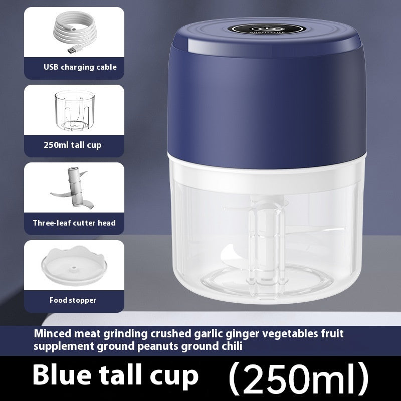 Mini Wireless Electric Garlic Press & Masher