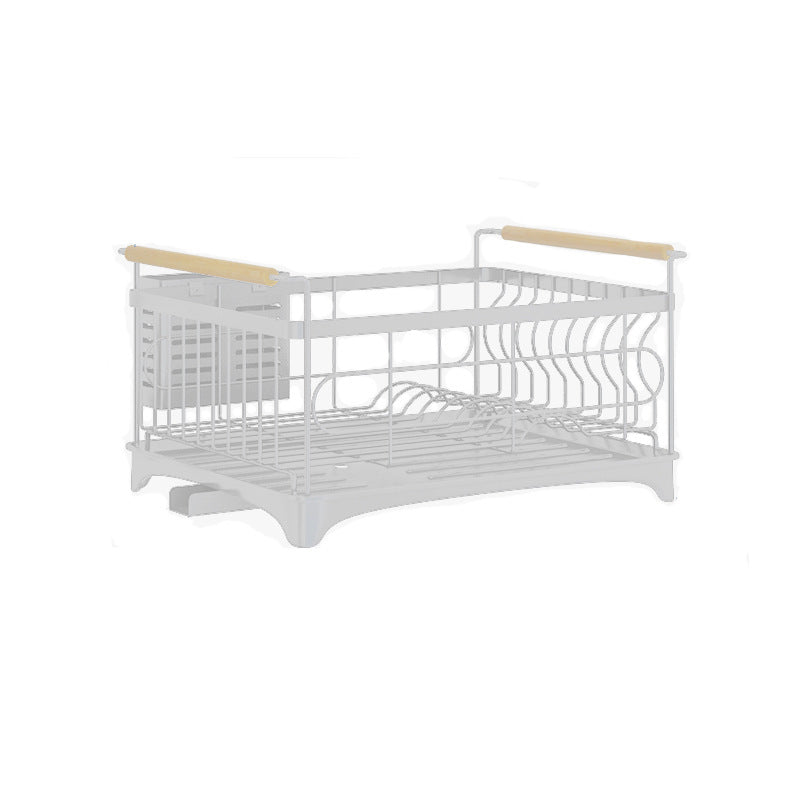 Stainless Steel Dish Drying Rack with Drainer Tray