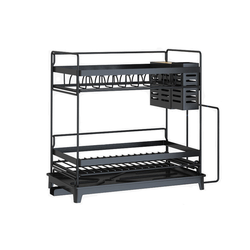 Stainless Steel Dish Drying Rack with Drainer Tray