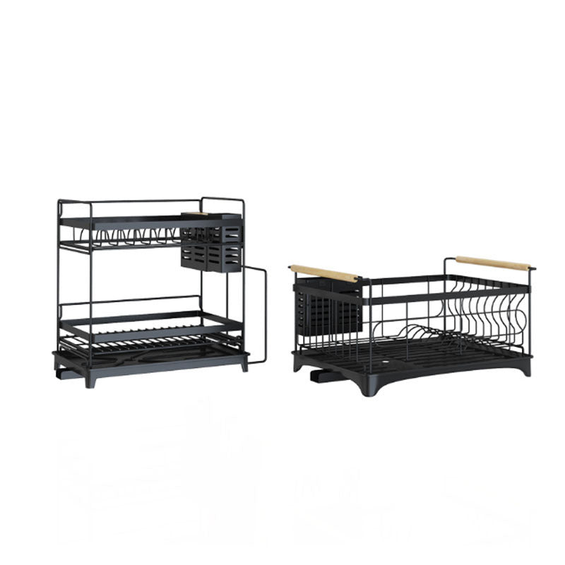 Stainless Steel Dish Drying Rack with Drainer Tray