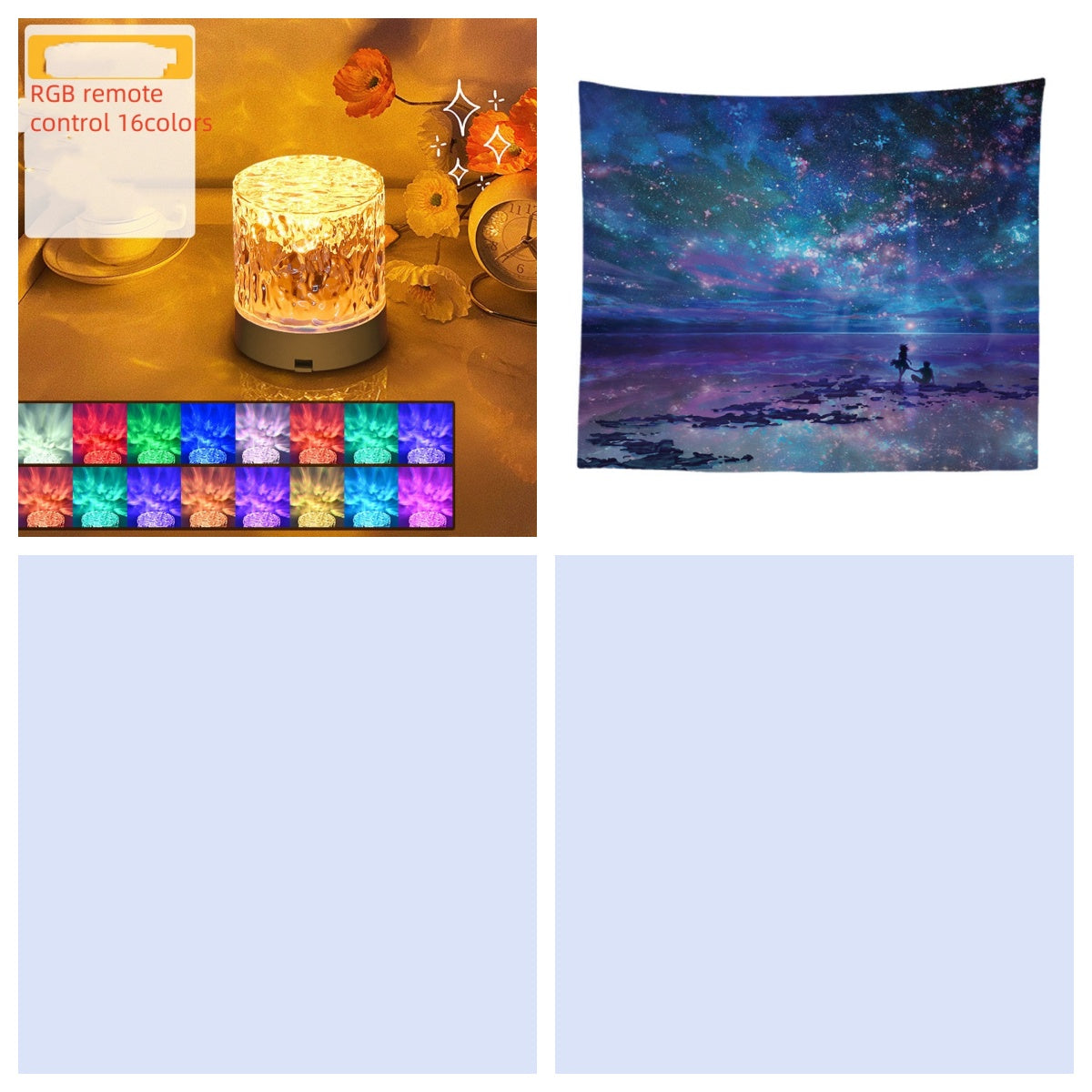 Crystal Water Ripple Projector Night Lamp