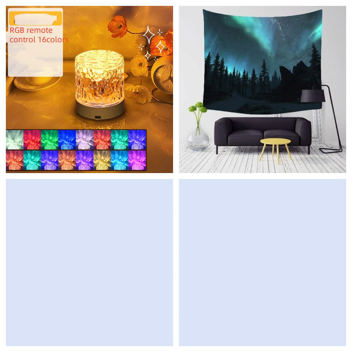 Crystal Water Ripple Projector Night Lamp