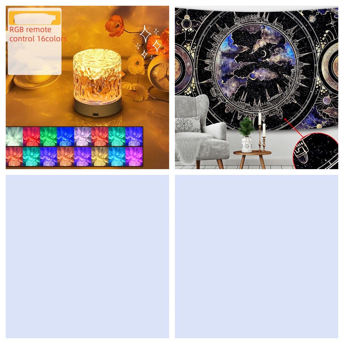 Crystal Water Ripple Projector Night Lamp