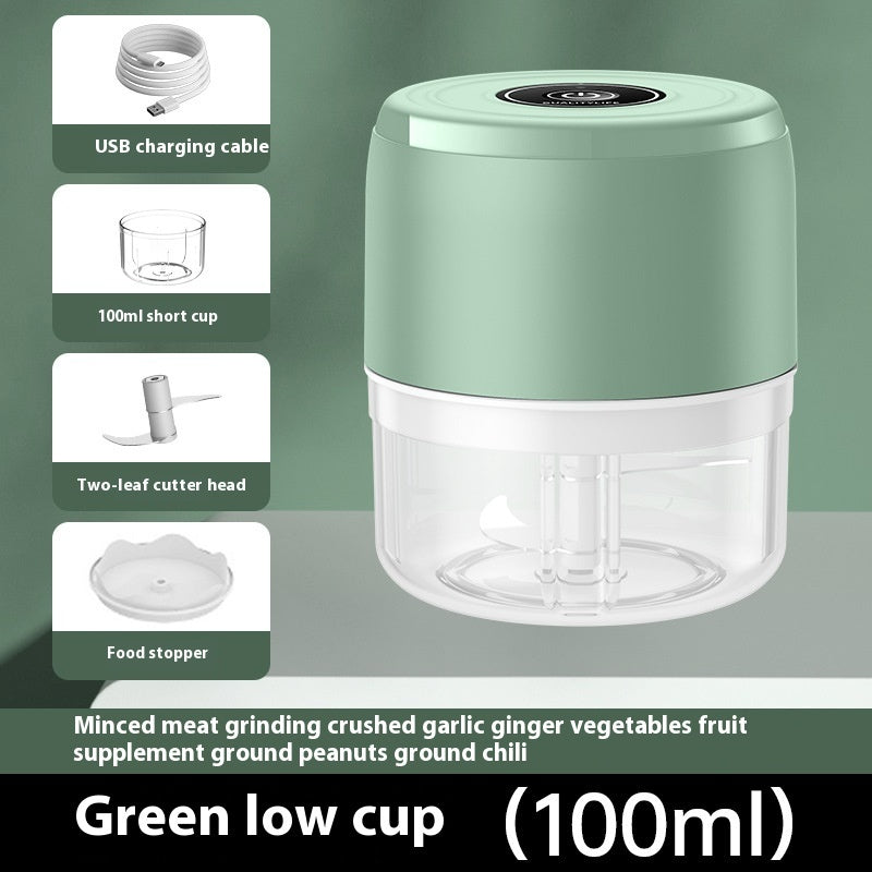 Mini Wireless Electric Garlic Press & Masher