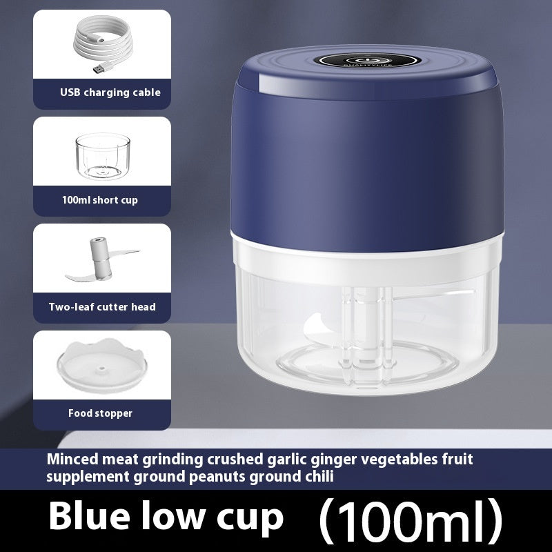 Mini Wireless Electric Garlic Press & Masher