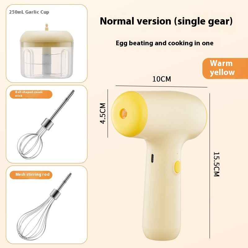 Mini Wireless Electric Garlic Press & Masher