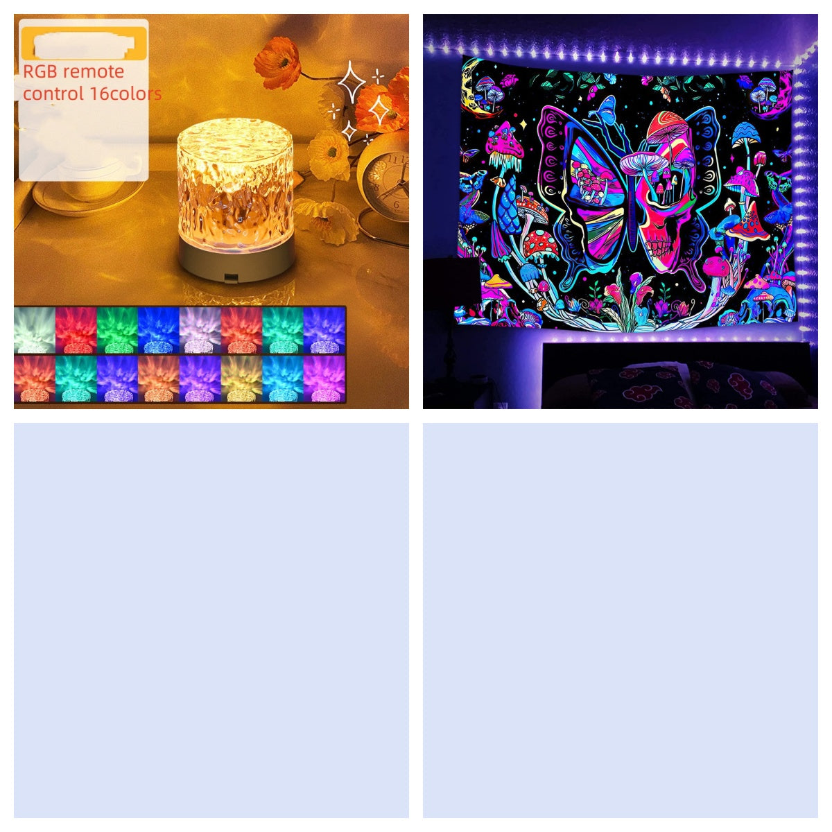 Crystal Water Ripple Projector Night Lamp